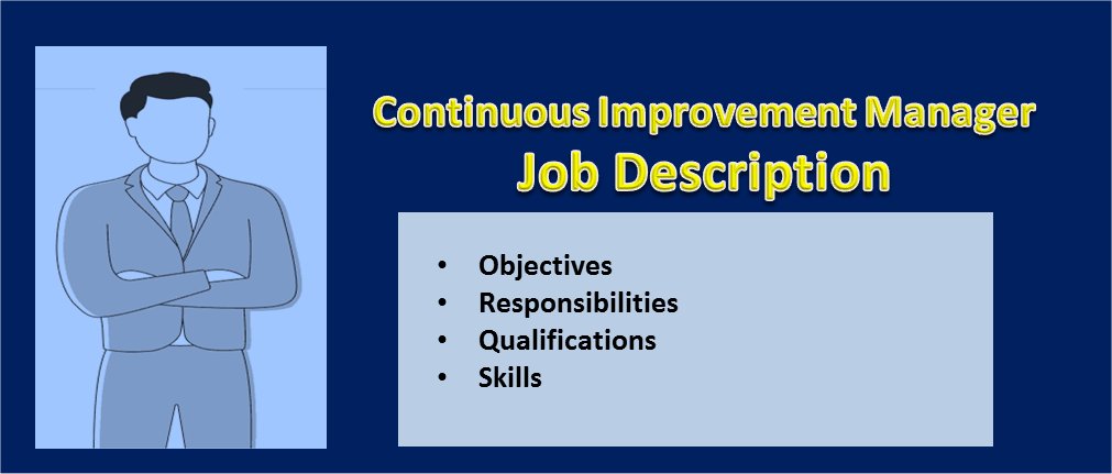 Continuous Improvement Manager: Job Description Template